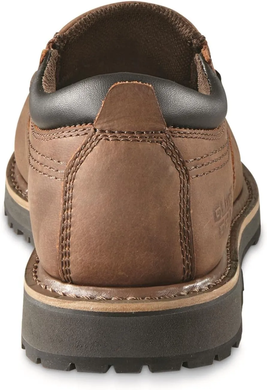 Guide Gear Men's Rugged Timber Waterproof Slip-On Shoes; Moisture Wicking Insoles, Casual Footwear