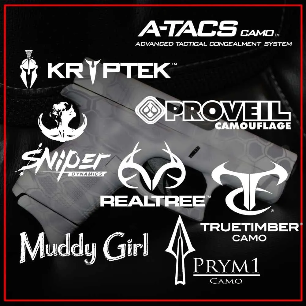 GunSkins Precut Pistol Skin for Sig Sauer P365 - Compatible with Airsoft AEG BB Gun - Vinyl Wrap - Easy to Install - 100% Waterproof - Matte Finish - Made in USA