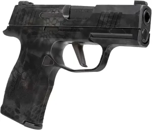 GunSkins Precut Pistol Skin for Sig Sauer P365 - Compatible with Airsoft AEG BB Gun - Vinyl Wrap - Easy to Install - 100% Waterproof - Matte Finish - Made in USA