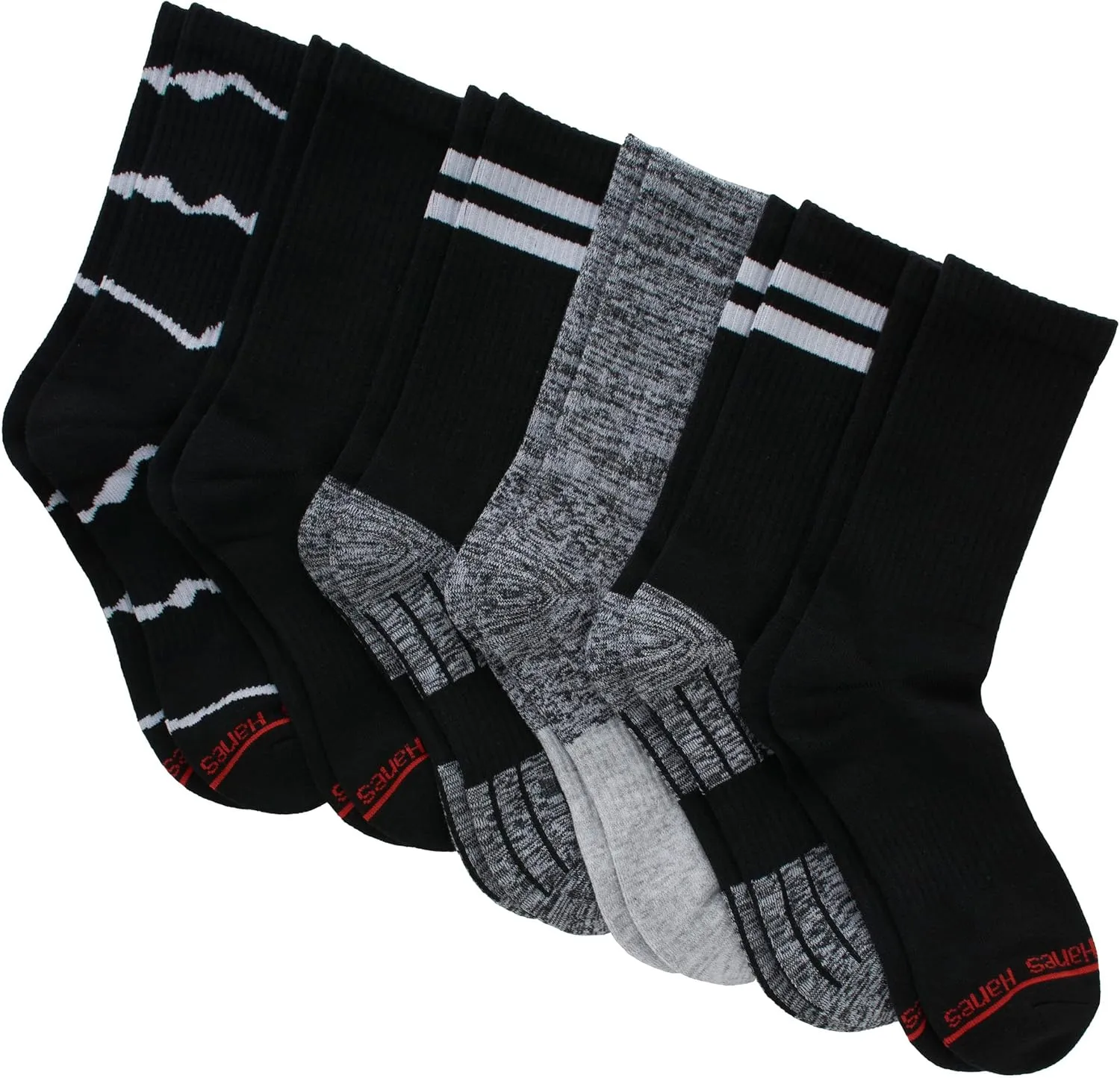 Hanes Men's Hanes Men's Socks, Ultimate Originals Crew, Ankle and No Show Socks