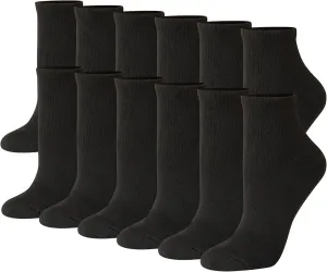 Hanes Women's 6-Pair Comfort Fit Ankle Socks