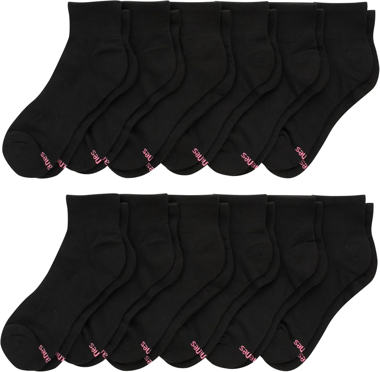 Hanes Women's 6-Pair Comfort Fit Ankle Socks