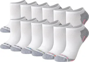 Hanes Women's 6-Pair Lightweight Breathable Ventilation Ankle Socks