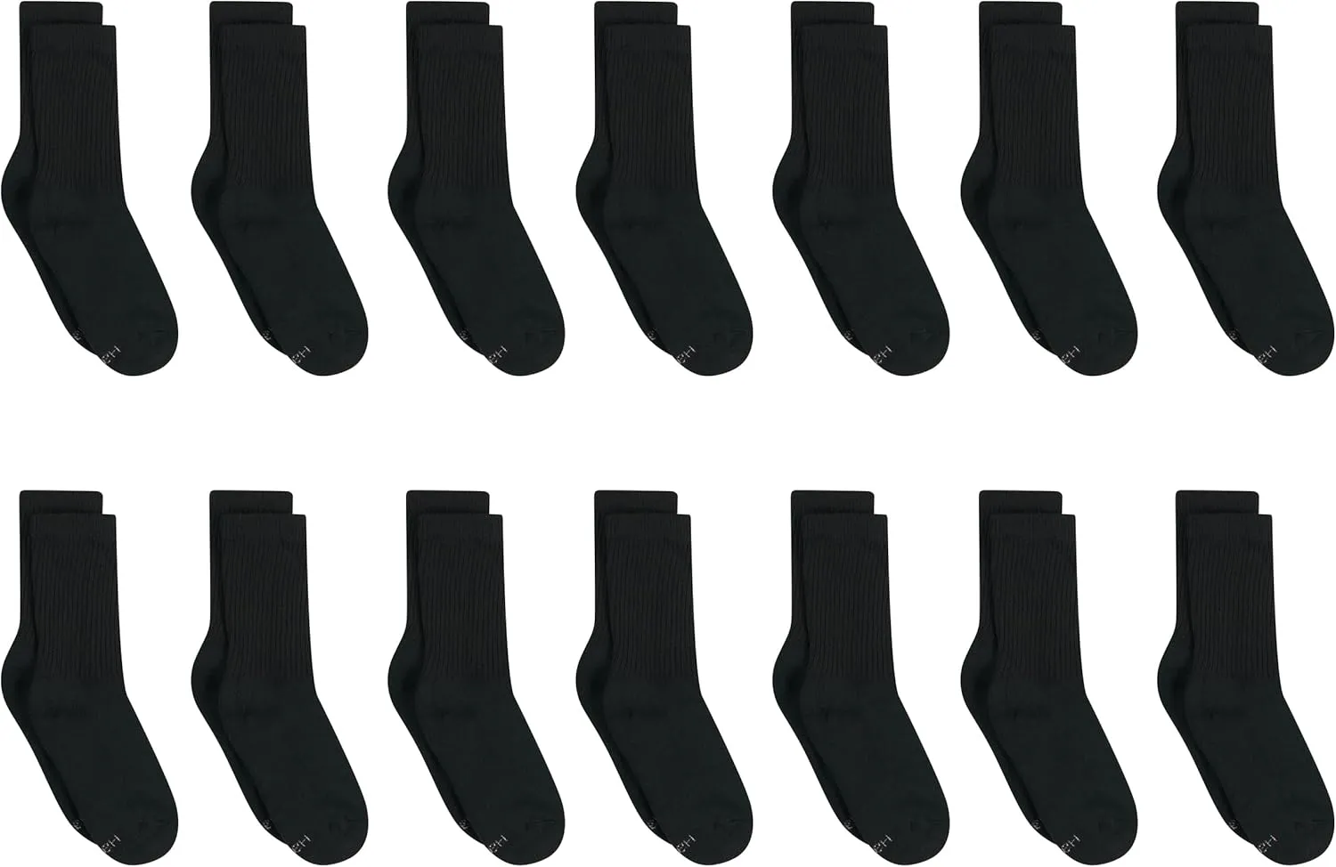 Hanes Women's Soft Moisture-Wicking Crew Socks, Multipack