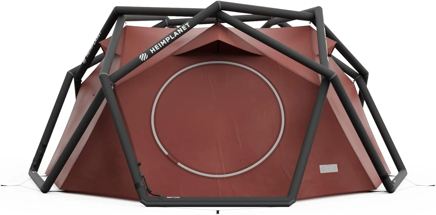 HEIMPLANET Original | The CAVE XL V2, 3 Person Inflatable Tent | Outer Tent and Floor - 5000mm | No Poles Required | Supports 1% for The Planet