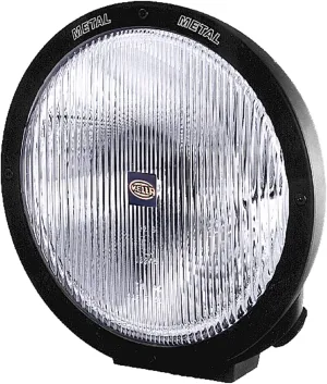 HELLA H12560021 Rallye 4000 Series 12V/100W Halogen Euro Beam Lamp - Black Housing , White