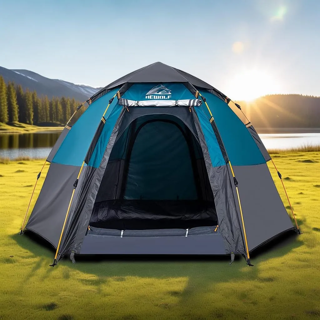 Hewolf 2/3/4 Person Camping Tent-6J-BUUG-HOIU