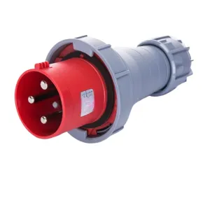 HFN-0442 125A Four-pin Plug red IP67 Waterproof Nylon Industrial Aviation Plug