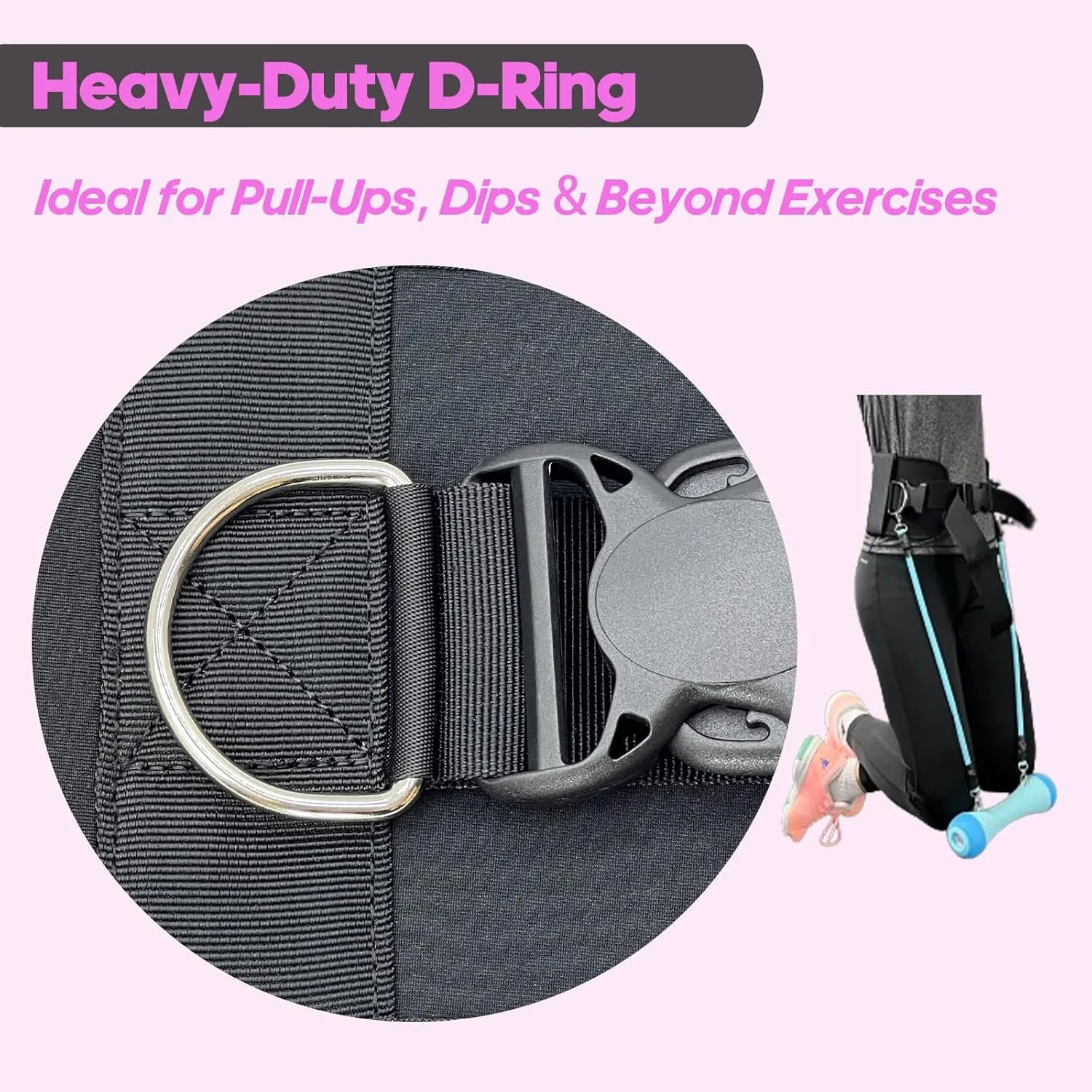 Hip-Thrust-Belt, Foldable Design, Slip-Resistant Padding, Supports 300 lbs, Ideal for Glutes Training with Dumbbells, Kettlebells & Plates, Great for Gym & Home Hip Thrust Workouts