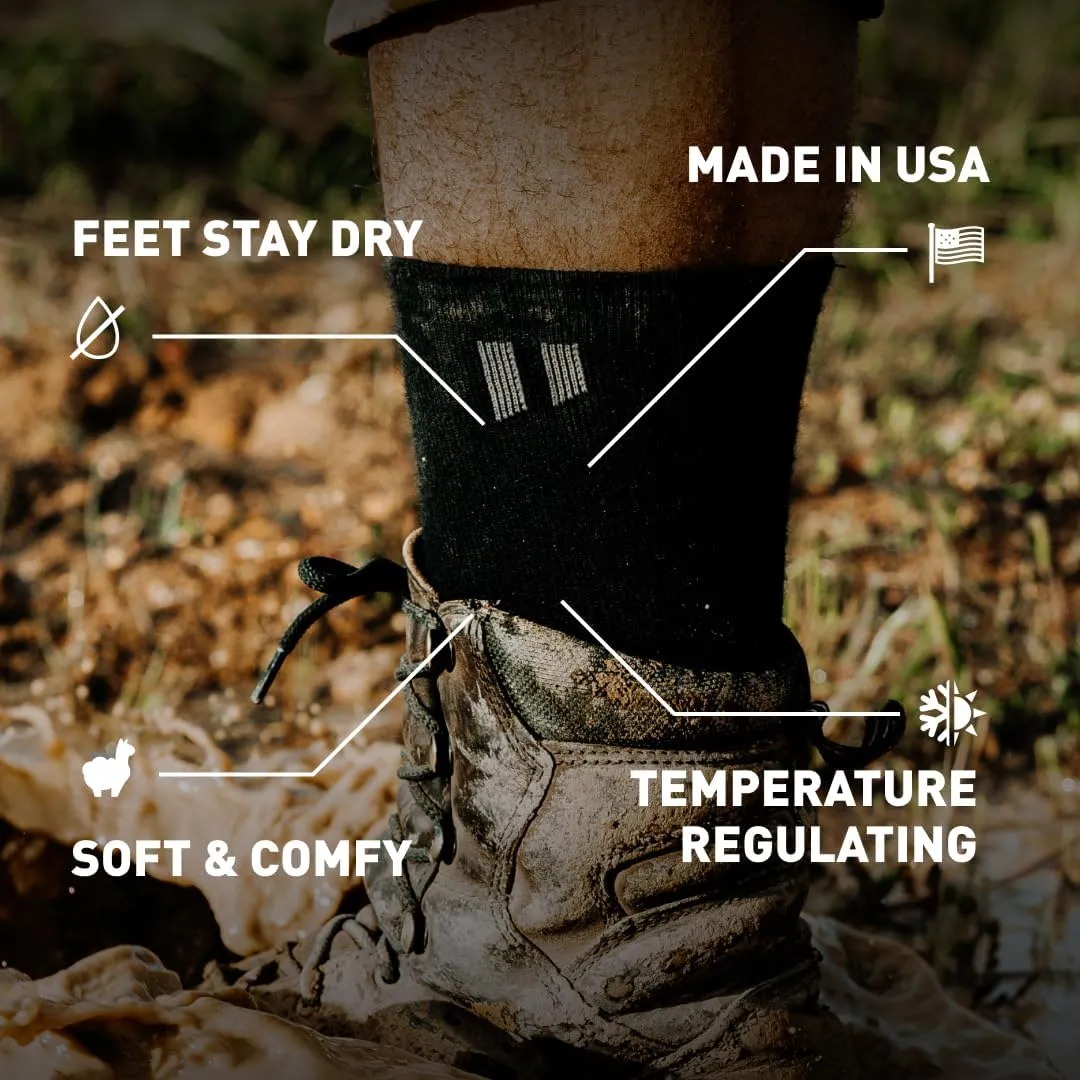 HOLLOW Alpaca Crew Socks for Men and Women, Moisture Wicking Alpaca Socks for Hiking, Running, Temperature Regulating