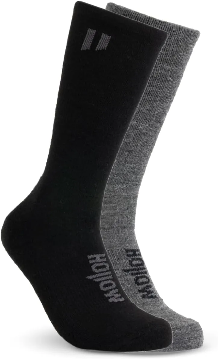 HOLLOW Alpaca Crew Socks for Men and Women, Moisture Wicking Alpaca Socks for Hiking, Running, Temperature Regulating