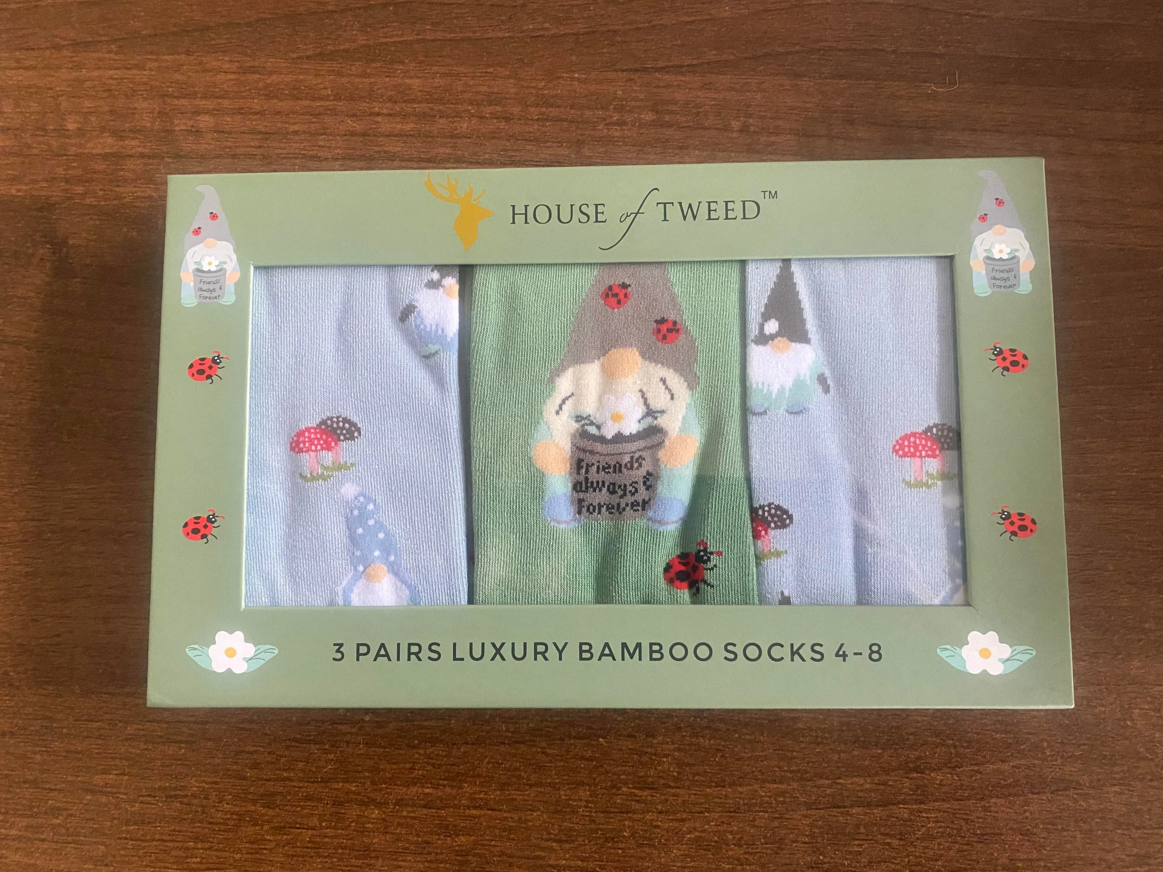 House of Tweed Luxury Ladies Bamboo Gift Novelty Socks
