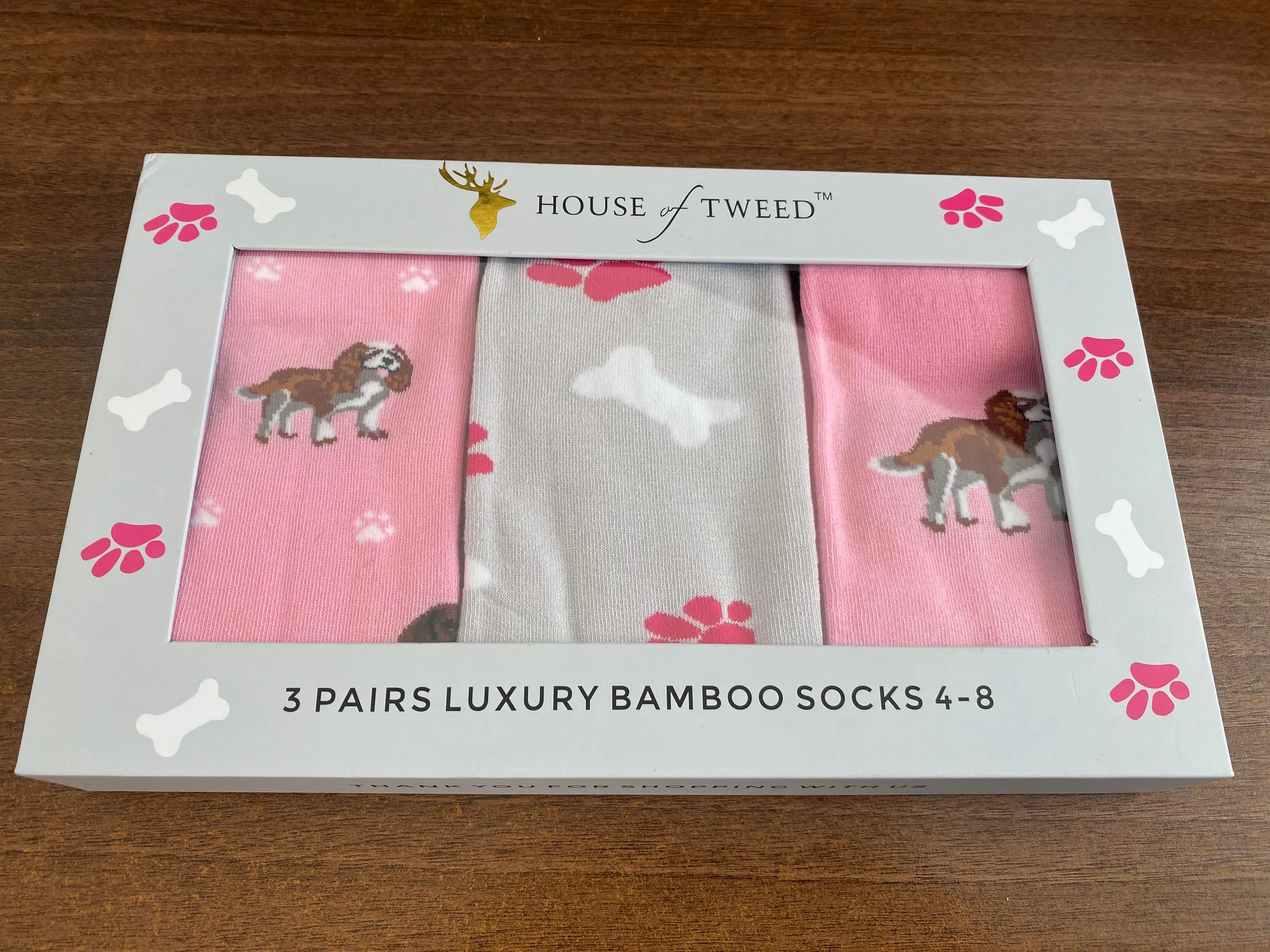 House of Tweed Luxury Ladies Bamboo Gift Novelty Socks