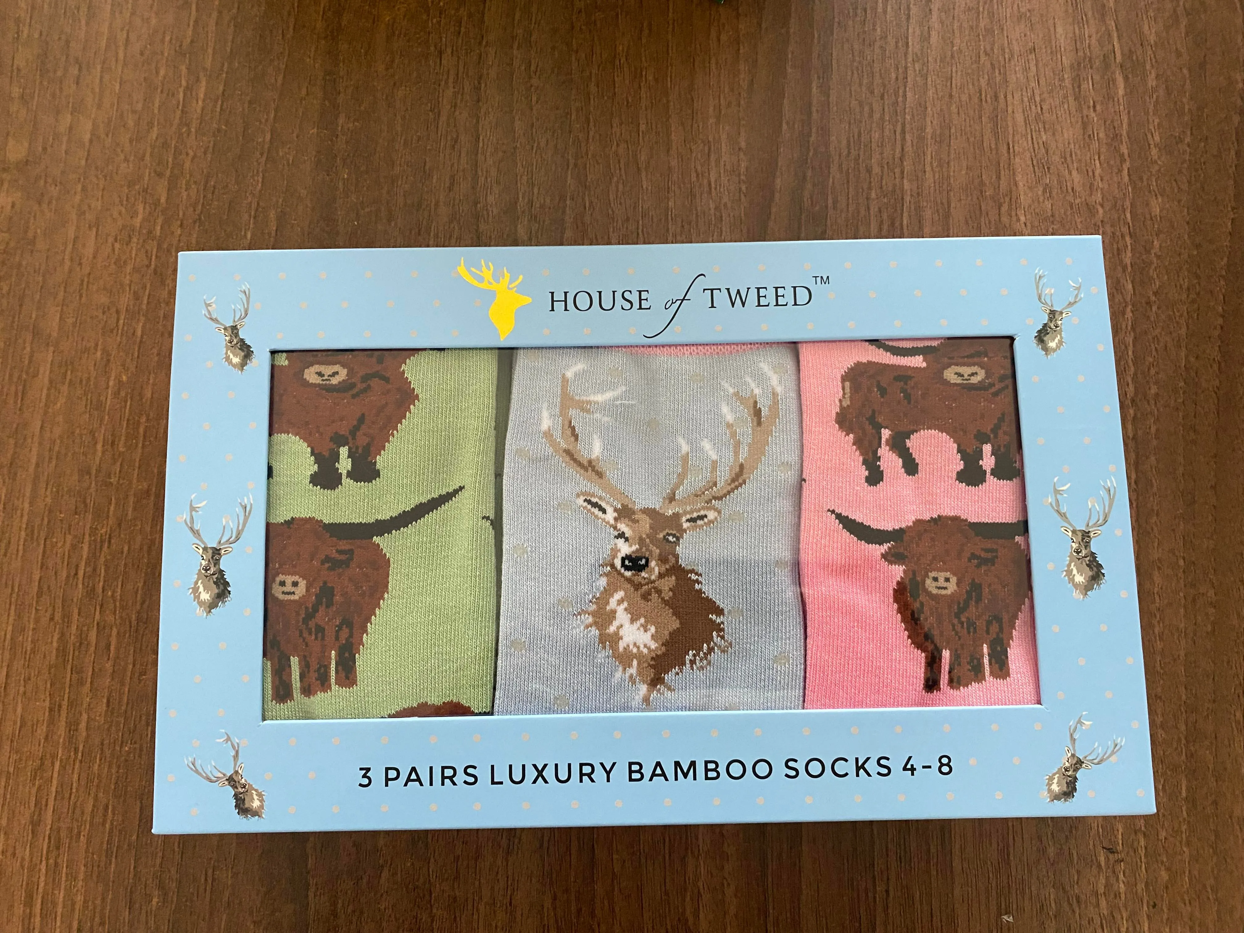 House of Tweed Luxury Ladies Bamboo Gift Novelty Socks