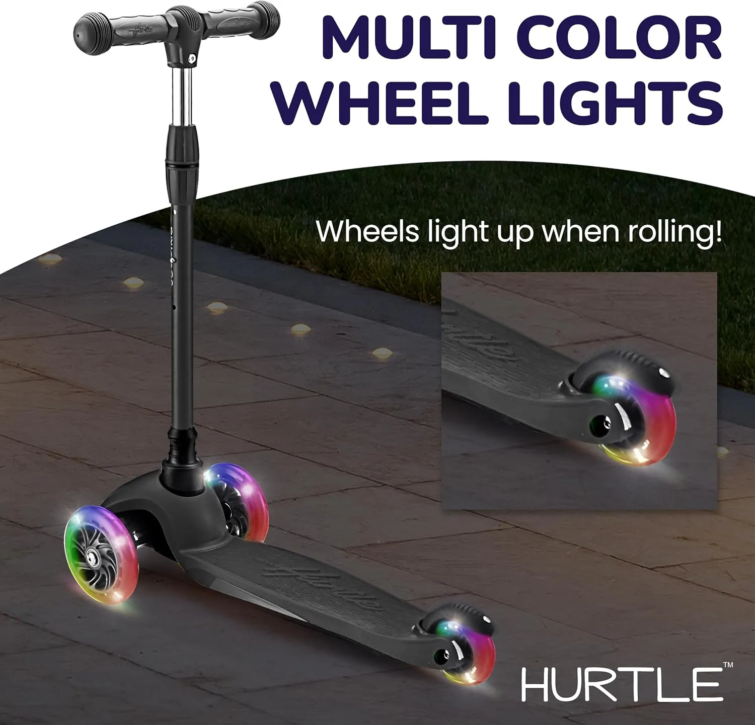 Hurtle Mini Kickboard Scooter for Kids