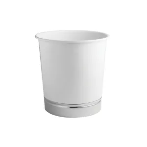 iDesign York White Waste Can, Soap Dispenser
