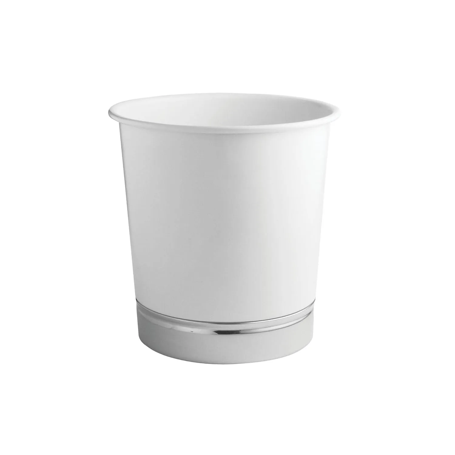 iDesign York White Waste Can, Soap Dispenser