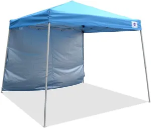 Impact Canopy 283010003 Slant Leg Canopy, Blue-One Sidewall