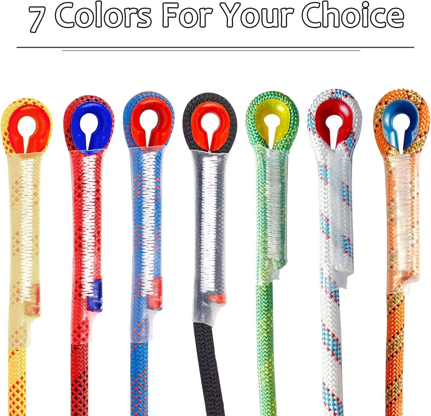 Indoor Outdoor Climbing Rope, Static Rock Climbing Rope for Escape Rope, Ice Climbing Equipment, Fire Safety Rescue Rope, with Non Slip Gloves