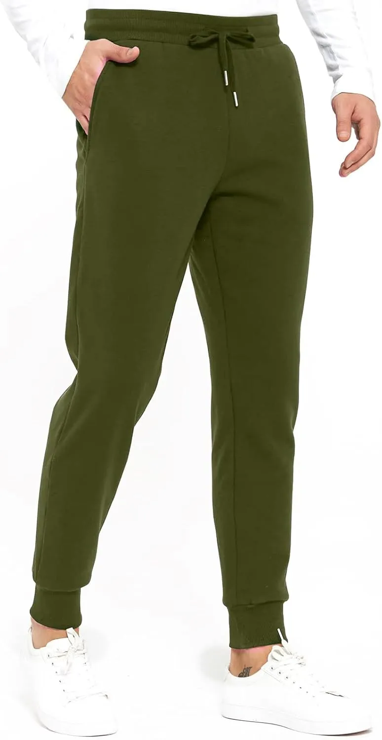 Inno Men's 30" 32" 34" 36" 38" Sherpa Fleece Lined Jogger Pants Warm Sweatpants Thermal Winter Athletic Lounge Short Tall