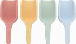 Inspire My Play - 4 x Mini Silicone Scoops - Perfect for Sensory PlayTray - Sensory Bin Accessories - Special Education Classroom Supplies - Montessori Education Toys - Multi-Purpose Shovel