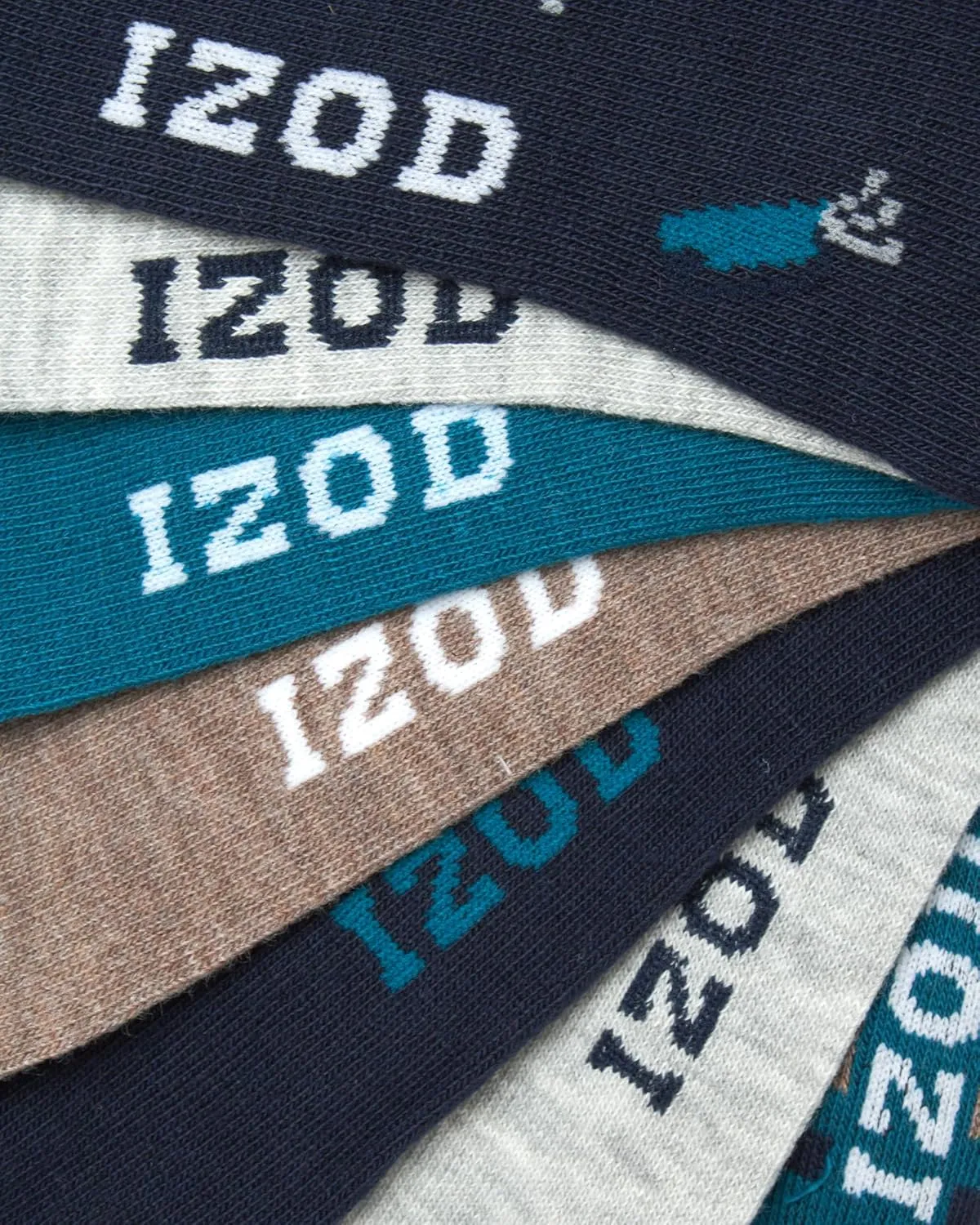 IZOD Men's Dress Socks - 14 Pack Lightweight Moisture-Wicking Stay Up Cuff Crew Socks - Dress Socks for Men (Sizes: 6-12.5)