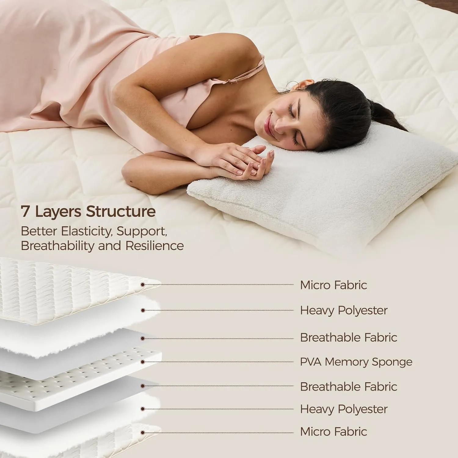 Japanese Floor Mattress with Washable Cover, Folding Futon Mattresss, Tatami Mat Sleeping Pad with Thicken Memory Foam, Roll Up Floor Lounger Bed for Kids Adults (Full 80"×55"×2.6")