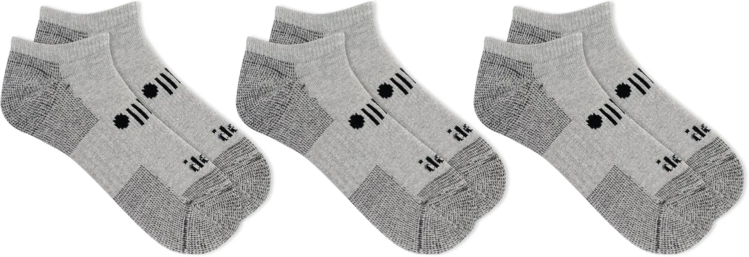 Jeep Women's Classic Cotton No Show Socks-3 Pair Pack-Moisture Wicking and Cushioned Comfort