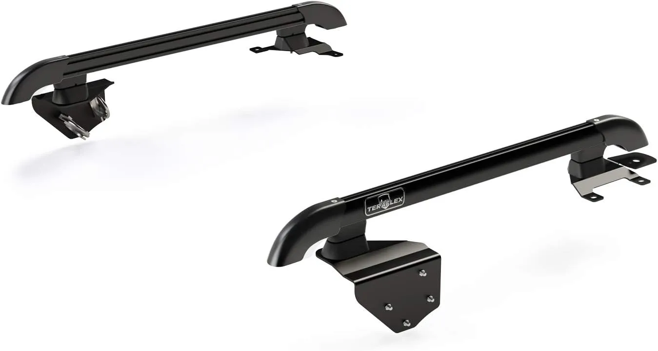 JK 2-Door Nebo Roof Rack Main Rail Kit - Black