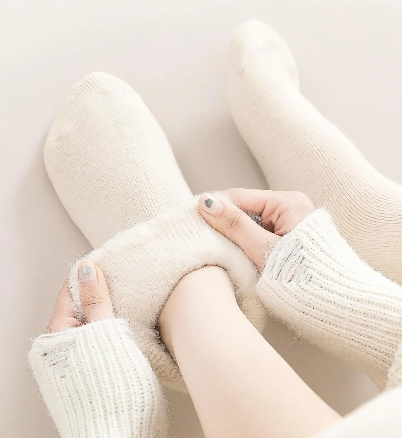 KANAV Women's Warm Winter Thermal Socks - Thick, Soft, Cute & Comfy Slouch Socks