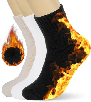 KANAV Women's Warm Winter Thermal Socks - Thick, Soft, Cute & Comfy Slouch Socks