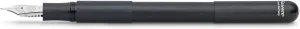 Kaweco SUPRA Fountain Pen Black I Exclusive Fountain Pen for Ink Cartridges Including Retro Metal Box I Fountain Pen 16.5 cm I Nib: M (Medium)