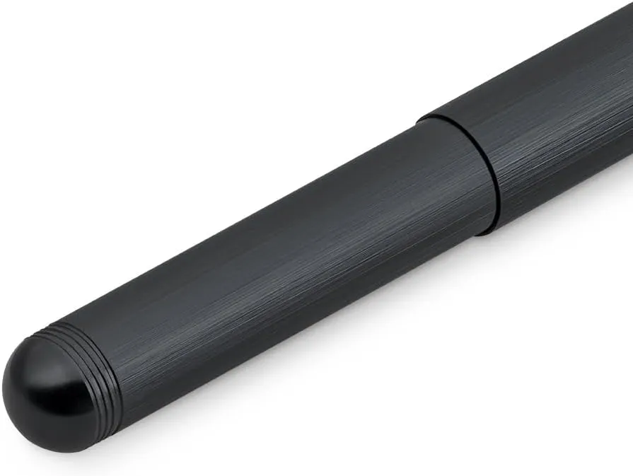 Kaweco SUPRA Fountain Pen Black I Exclusive Fountain Pen for Ink Cartridges Including Retro Metal Box I Fountain Pen 16.5 cm I Nib: M (Medium)