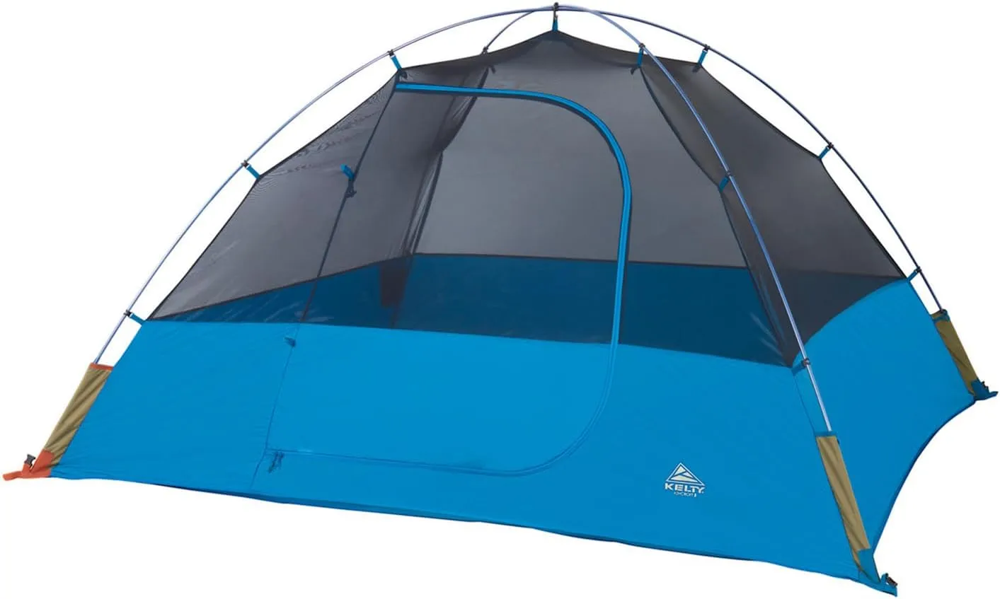 Kelty Ashcroft Camp Tent - 1, 2 or 3 Person Camping Shelter with Full Coverage Rainfly, Lightweight Aluminum Poles, Camping Backpacking Festival Shelter