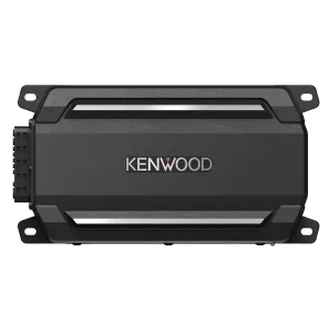 KENWOOD KAC-M5014 4-Channel Compact Digital Amplifier (600W) for Car, Marine, UTV & Motorsport Vehicles, Solid Corrosion-Resistant Aluminum Chassis, IPX6, IPX7 & IP6X Certified and Vibration-Proof