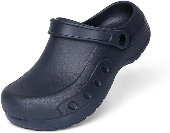 Kitchen Work Shoes, Safety Shoes, Slip-Resistant, Waterproof, Oil-Proof, Kitchen Slippers, Canteen, Hotel, Special Men's Shoes