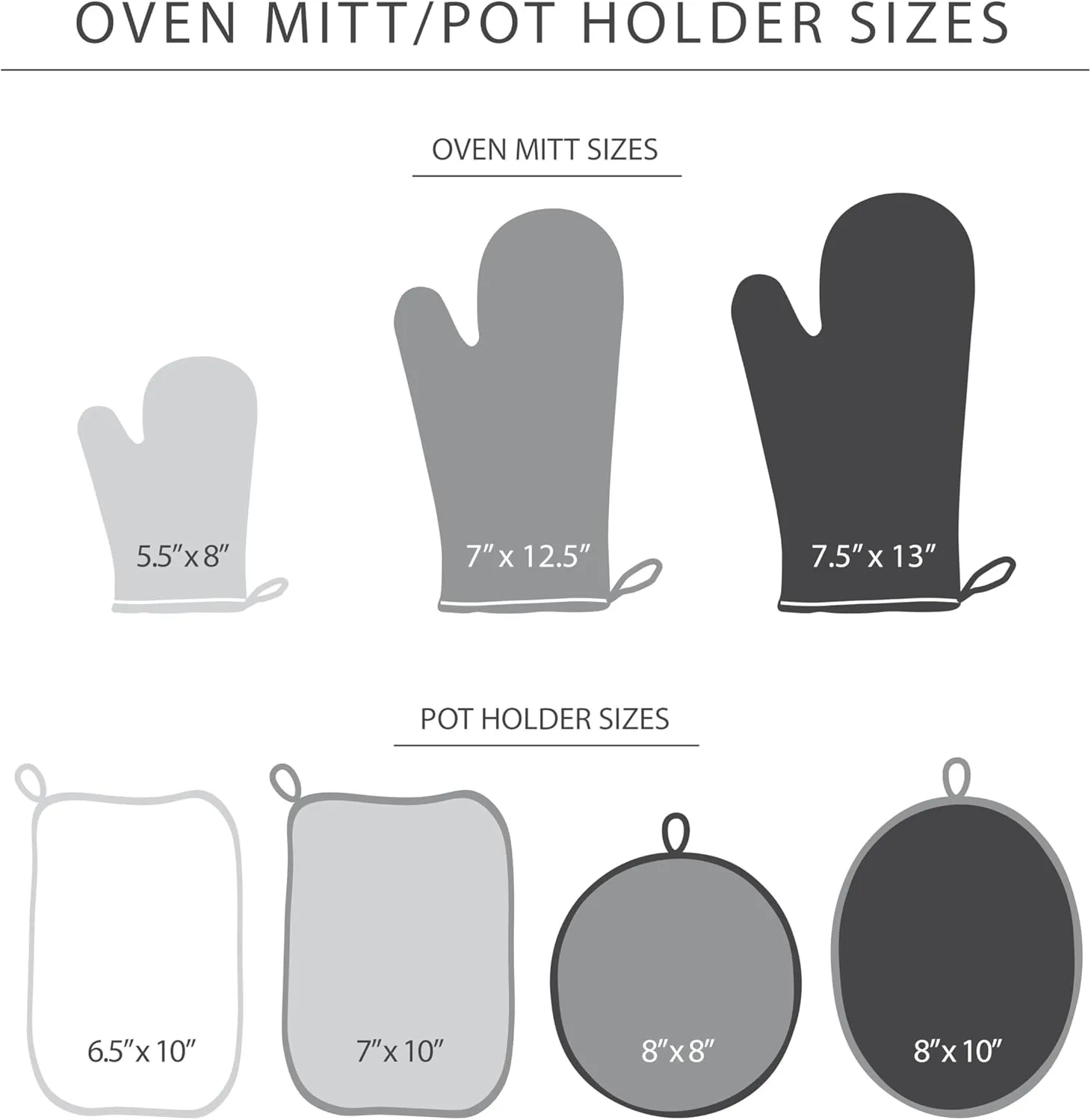 KitchenAid Ribbed Soft Silicone Oven Mitt Set, 7"x13", Aqua Sky 2 Count