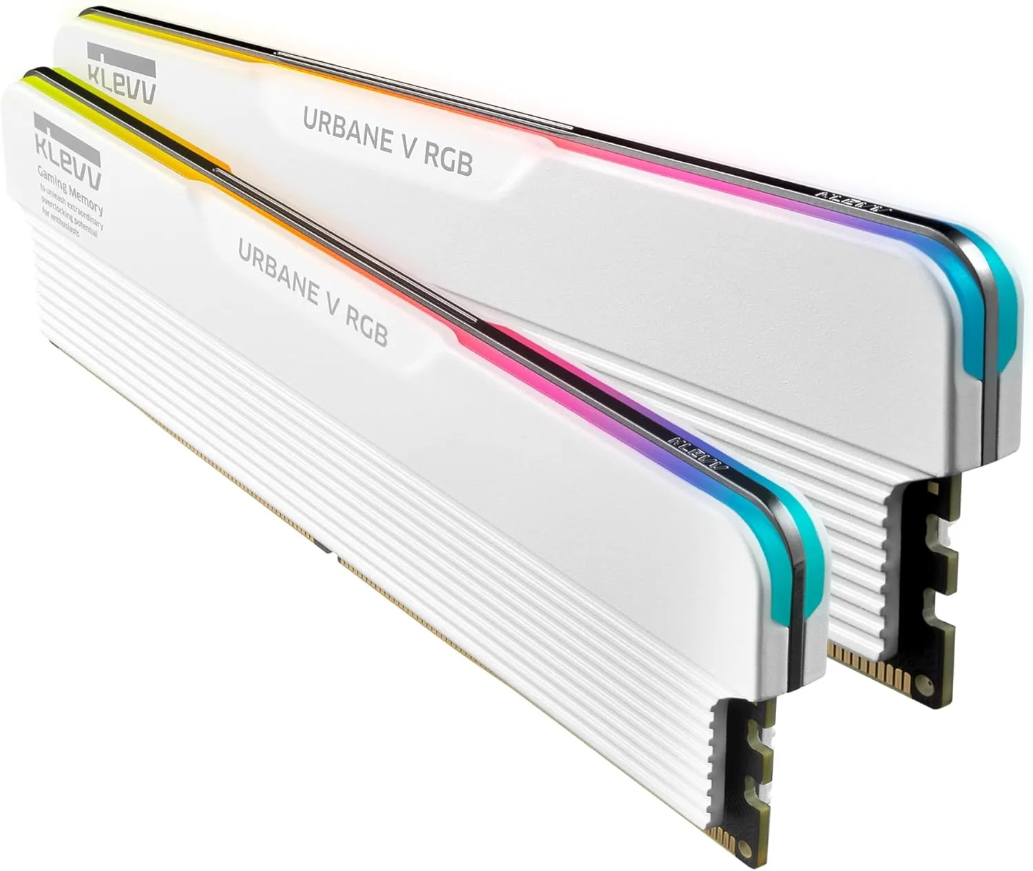 KLEVV Urbane V RGB DDR5 32GB (2x16GB) 6000MHz CL30 A-DIE 1.35V Gaming Desktop Ram Memory SK Hynix Chip XMP 3.0 / AMD Expo Ready (KD5AGUA80-60A300M)