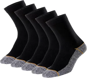 Kodal Copper Infused Crew Socks Business Athletic Moisture Wicking Odor Free Comfortable for All Day Wear (4/5 Pairs)