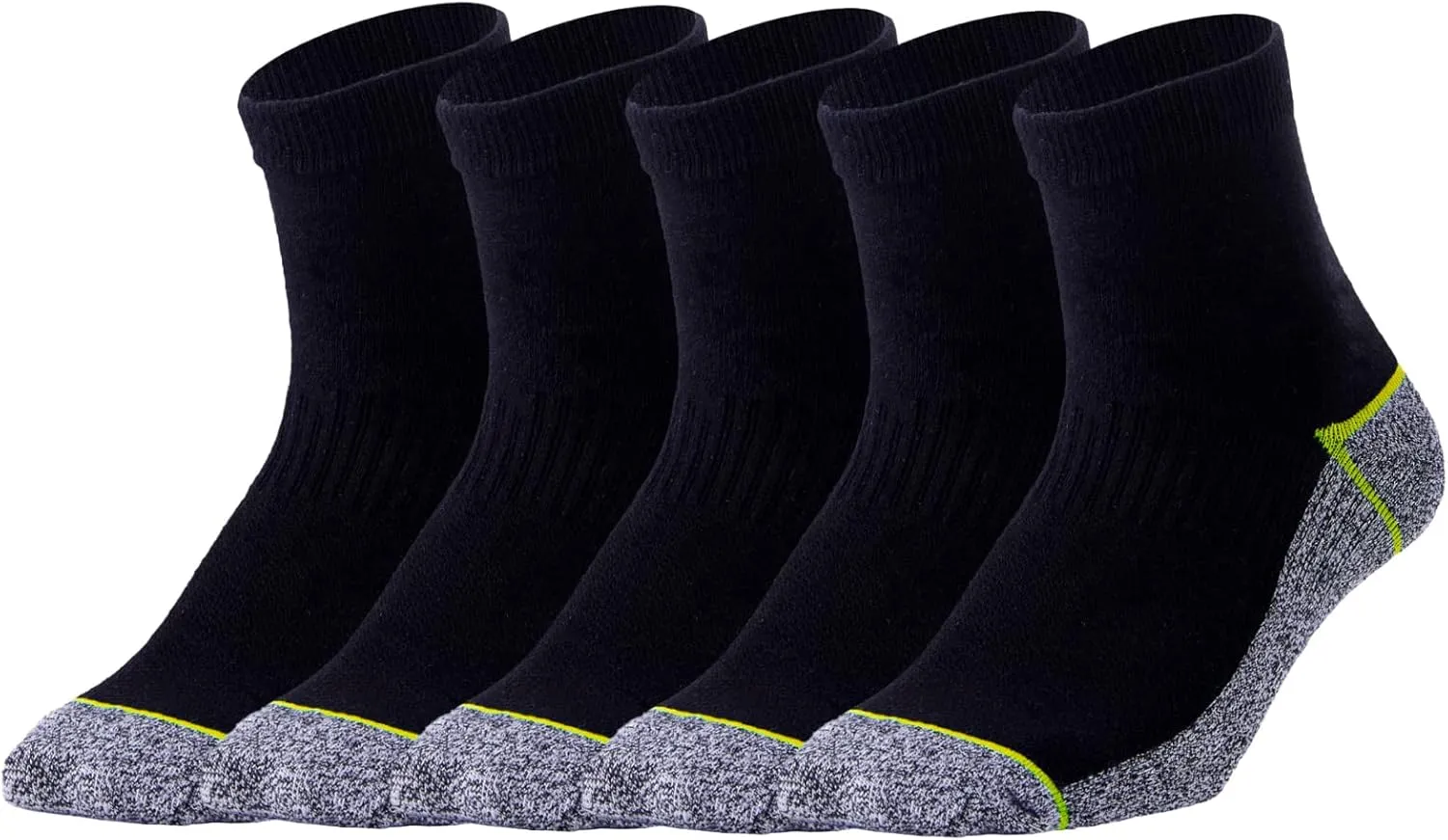 Kodal Copper Infused Quarter Socks Improve Foot Health Odor Control with Moisture Wicking Durable Comfortable Fit (4/5 Pairs)