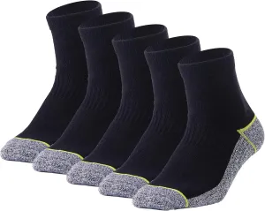 Kodal Copper Infused Quarter Socks Improve Foot Health Odor Control with Moisture Wicking Durable Comfortable Fit (4/5 Pairs)