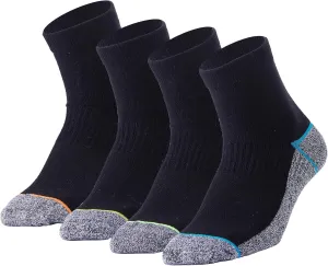 Kodal Copper Infused Quarter Socks Improve Foot Health Odor Control with Moisture Wicking Durable Comfortable Fit (4/5 Pairs)