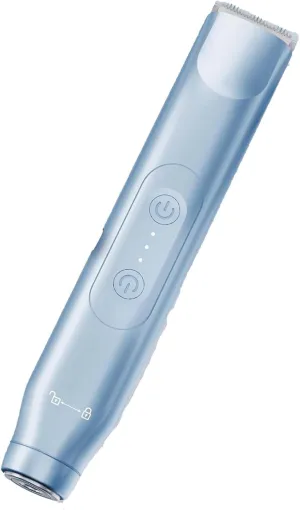 Lady Shaver with Precision Blades–Rechargeable, Waterproof Electric Razor for Smooth, Irritation-Free Hair Removal (Blue)