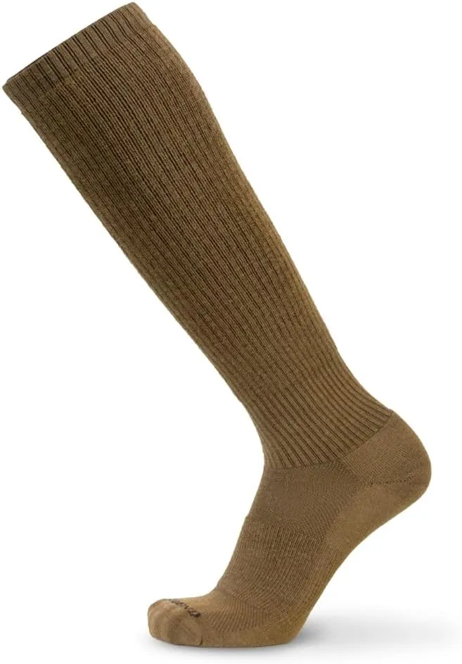 LEGEND Compression OTC Tactical Socks, Merino Wool All-Weather Over-the-Calf Military Combat Boot Socks for Men and Women