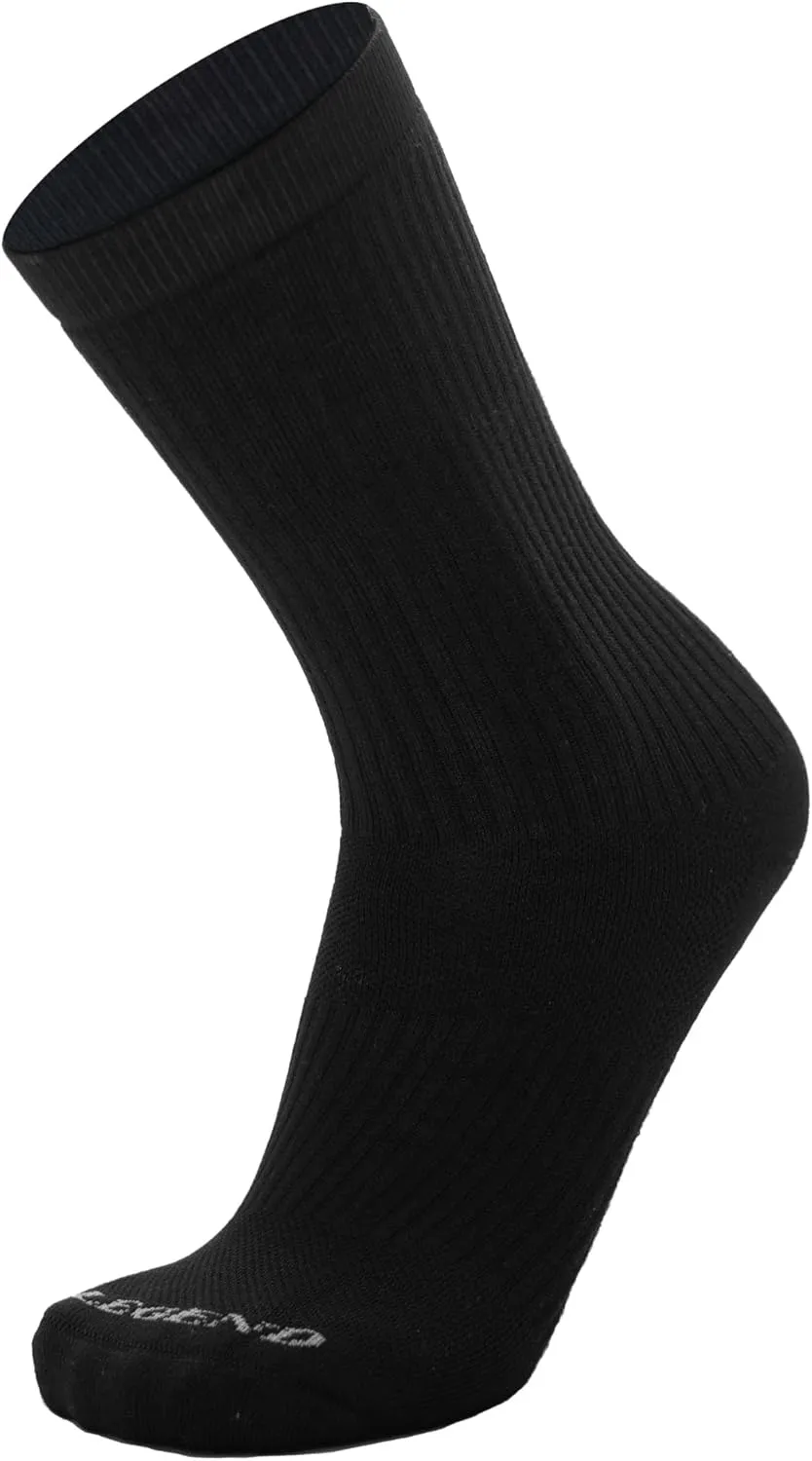 LEGEND Compression Tactical Mid-Calf Boot Socks - Warm Weather Moisture Wicking Nylon Military Socks
