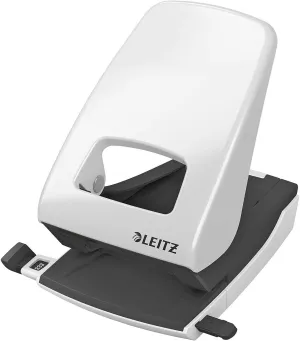 Leitz 51380085 Office Hole Punch Strong NeXXt 40 Sheets Grey