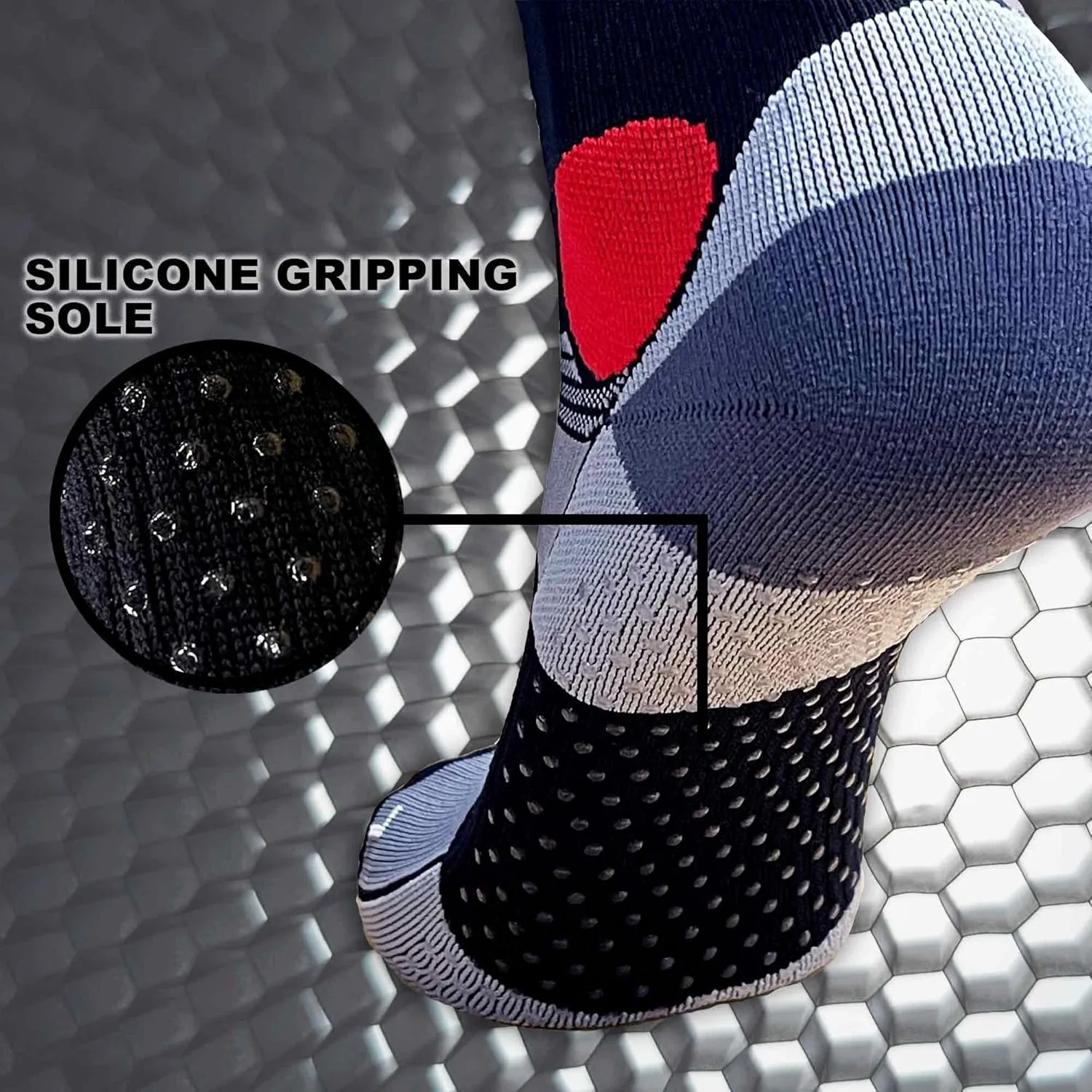 Lifting Socks- Weightlifting Shin Guards, Deadlift Protector Compression Sock for Cross Training & Weightlift