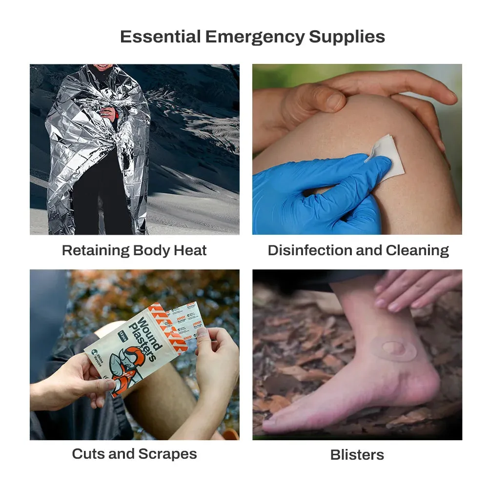 Lightweight First Aid Kit – Waterproof & Durable for Hiking, Travel & Emergency Use