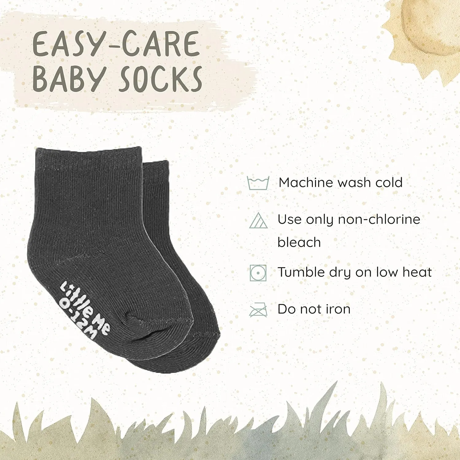 Little Me 20-Pack Newborn Baby Infant & Toddler Unisex Socks, For Baby Girl or Boy, 0-12 & 12-24 Months, Assorted Size Pack