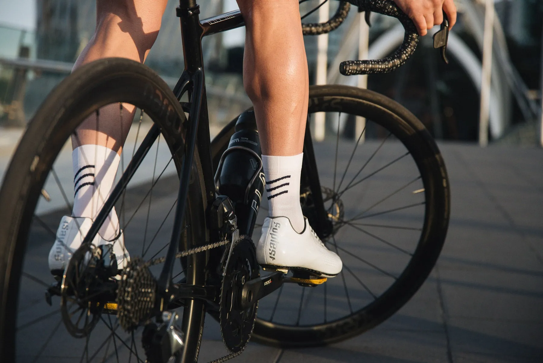 Logo Sock White